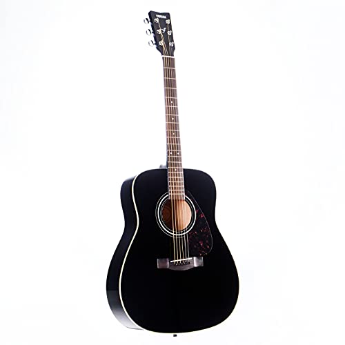 Yamaha F370 Westerngitarre schwarz - Hochwertige Dreadnought-Akustikgitarre für Erwachsene & Jugendliche - 4/4 Gitarre aus Holz