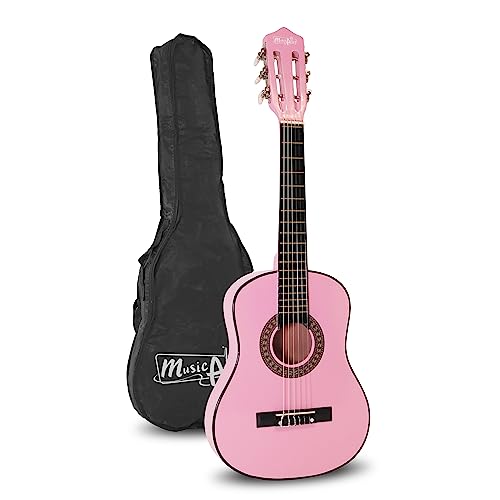 Music Alley MA-51 Classical Acoustic Guitar Kids Guitar and Junior Guitar Pink