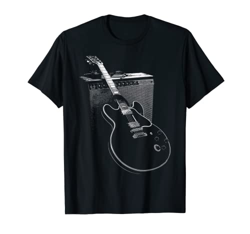 Legendäre Blues Gitarre und amp T Shirt