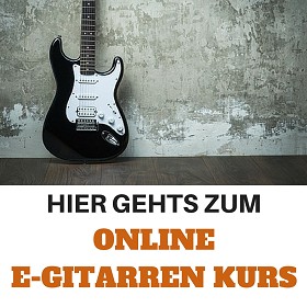 Online E-Gitarren Kurs - Online E-Gitarre lernen